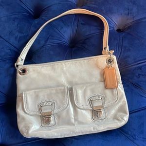 Coach silver bag